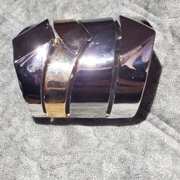 NWT - Avant-garde Jewelry - Rare Geometric Cuff Bangle - Statement Piece - Boho - Picture 5 of 7